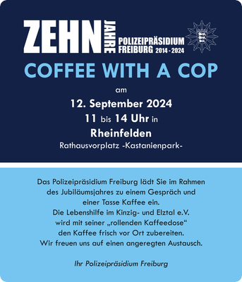 Kaffee mit der Polizei