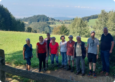 Freude über Wanderung mit Oberbürgermeister